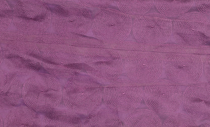 Close-up detail of Kaliko Women's Purple Geometric Dress, size 10