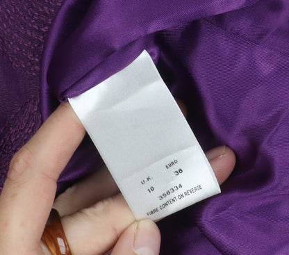 Additional view of Kaliko Women's Purple Geometric Dress, size 10