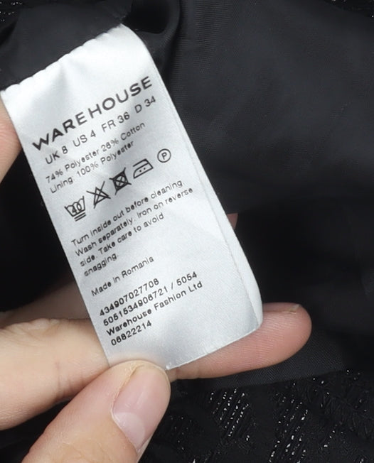 Warehouse Women's Black Pencil Skirt Size 8