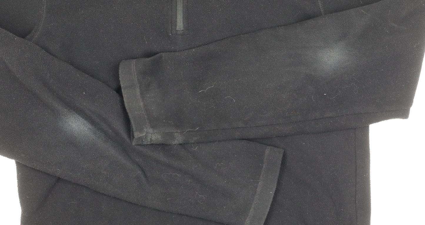 Decathlon Men's Black XS Pullover Fleece
