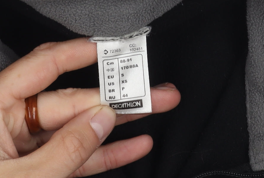 Decathlon Men's Black XS Pullover Fleece