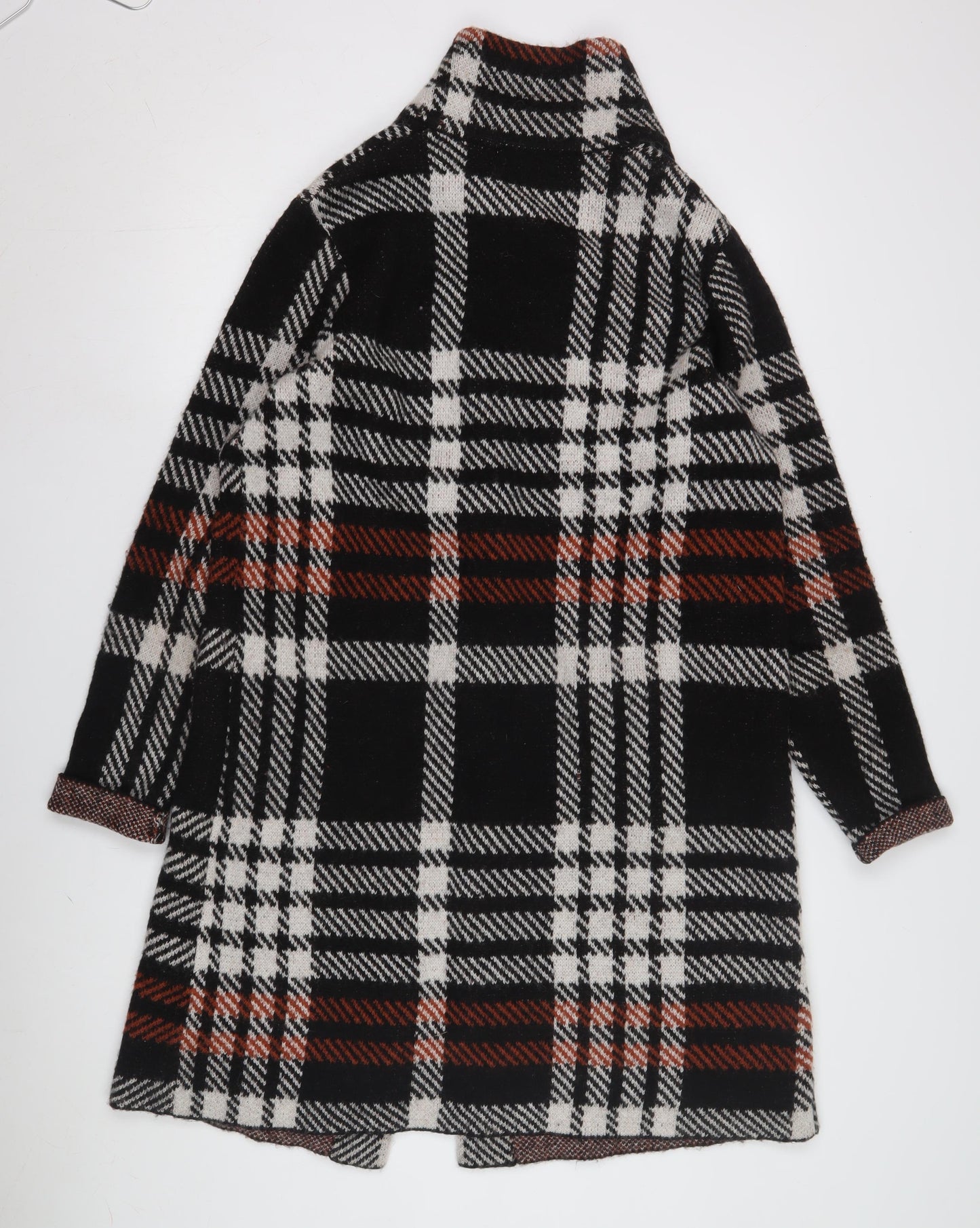 Tahari Women's Multicoloured Check Coat L