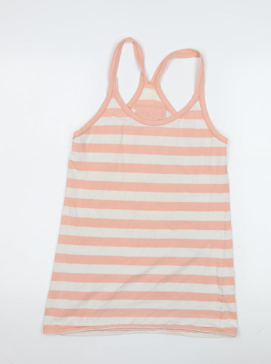 Oasis Women's Pink Striped Camisole Tank M
