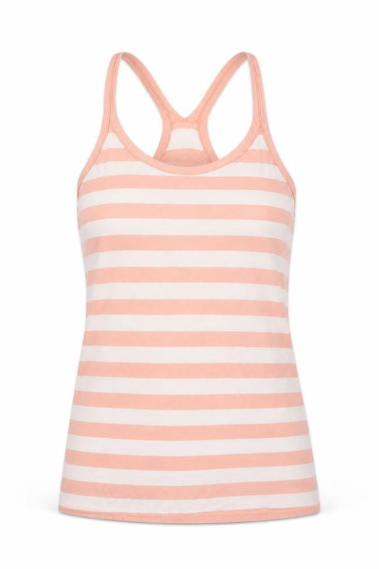 Oasis Women's Pink Striped Camisole Tank M