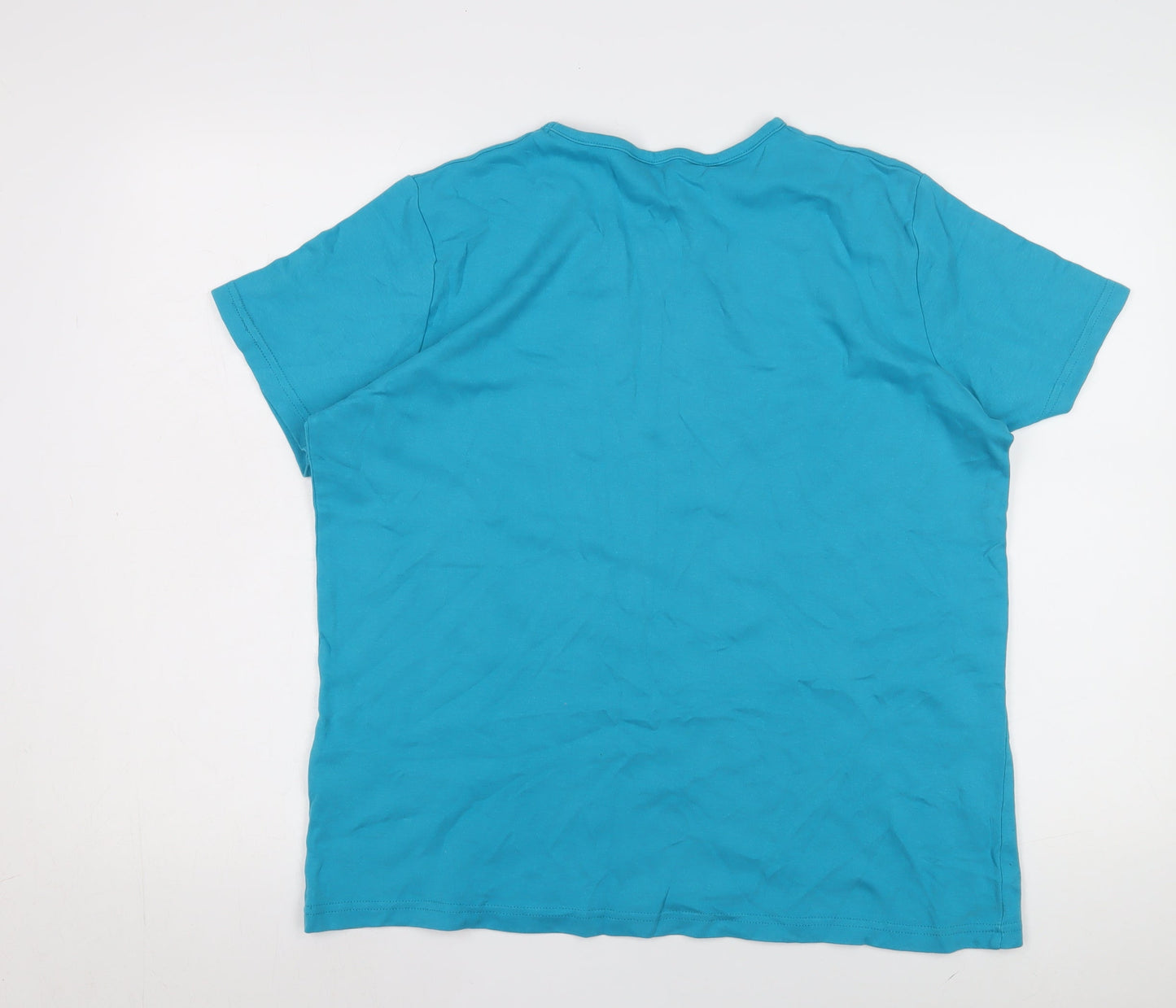 Isle Essentials Women's Blue Plus Size Tee