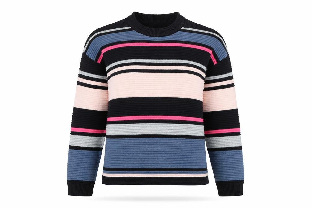 H&M Women's XS Multicoloured Striped Pullover Jumper