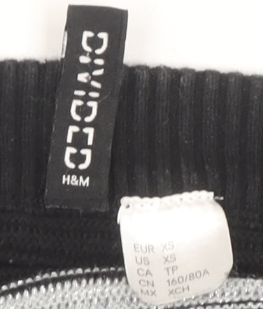 H&M Women's XS Multicoloured Striped Pullover Jumper