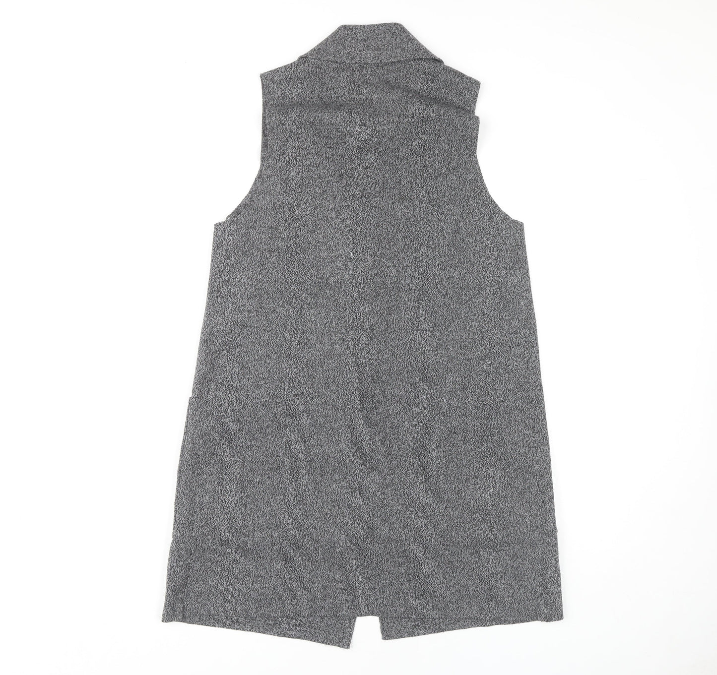 Stradivarius Women's Grey Waistcoat Size S Casual
