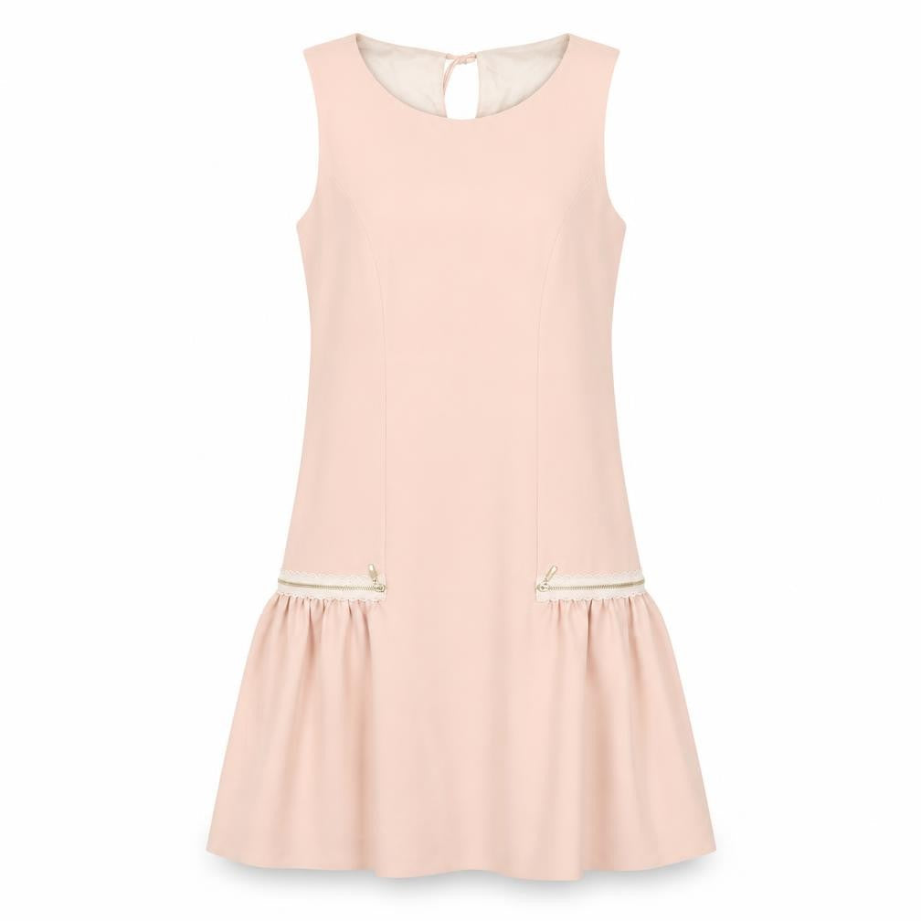 River Island Women's Pink Sleeveless Shift Dress Size 8
