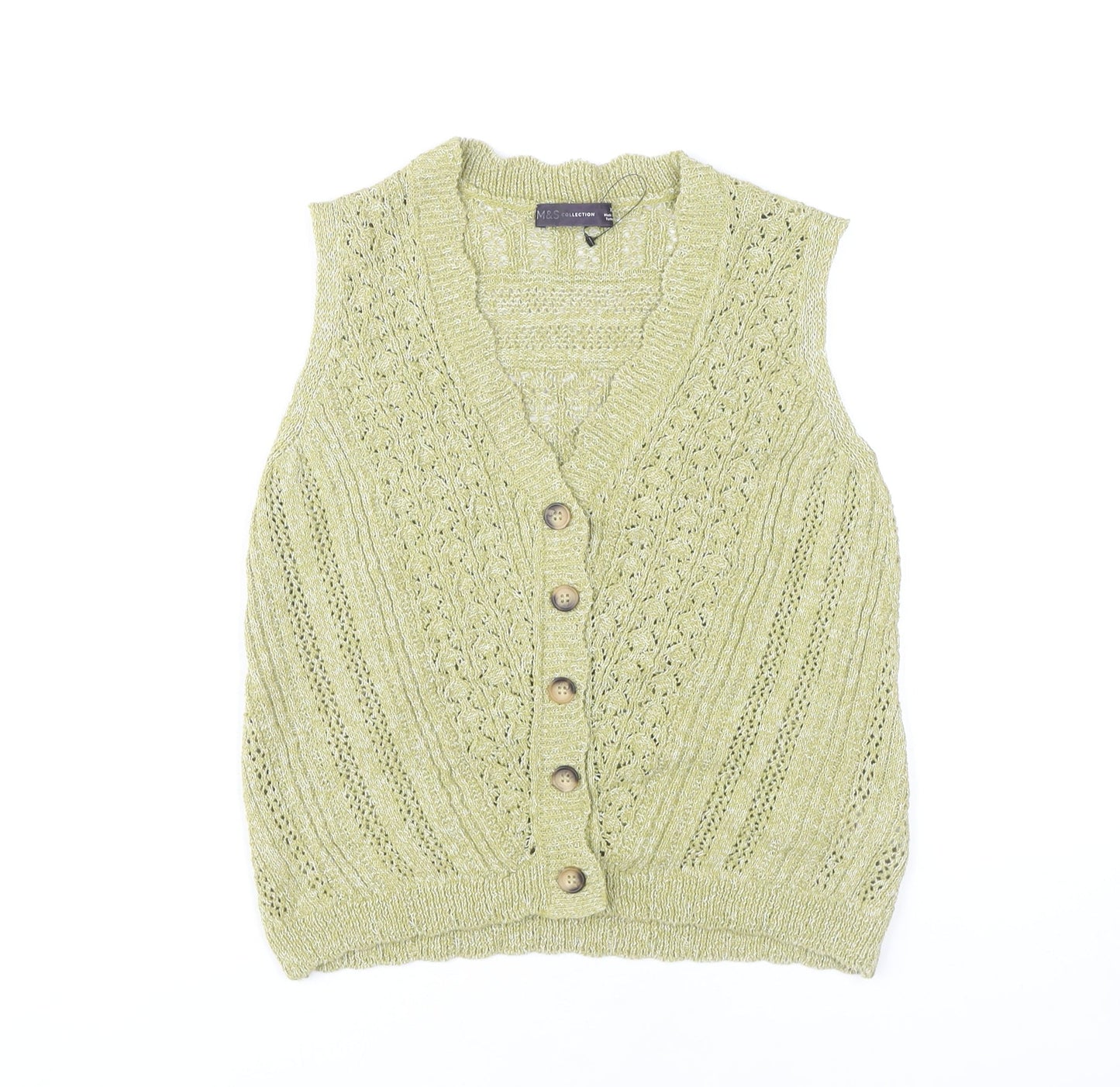 Marks and Spencer Green XS Women's Knit Vest