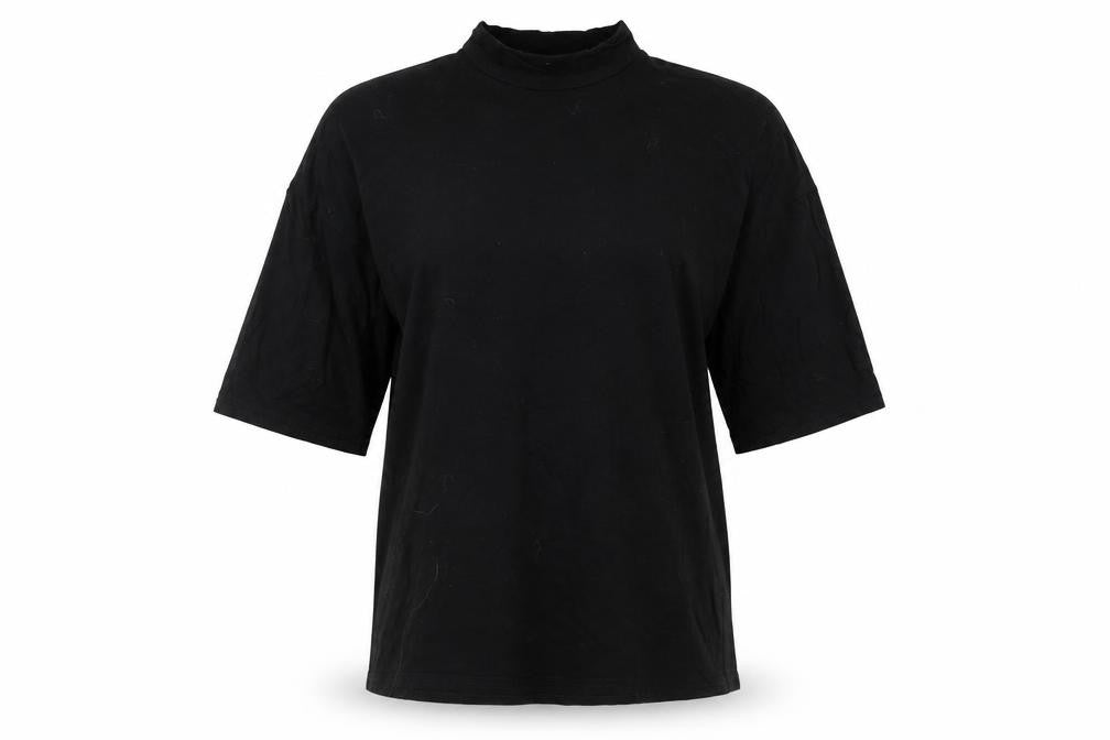Boohoo Women's Black High Neck Top, Size 10