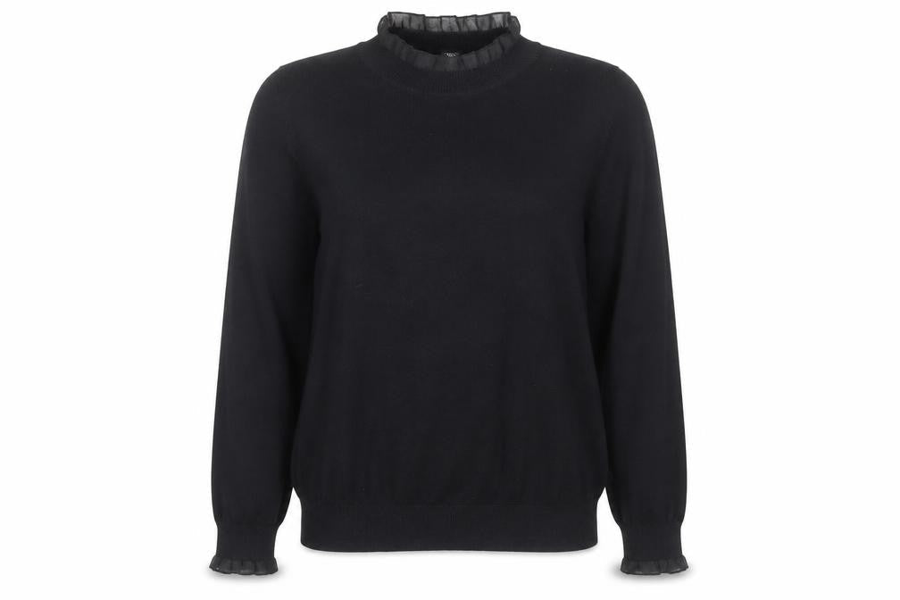 Next Women's Black Pullover Jumper, Size M, High Neck