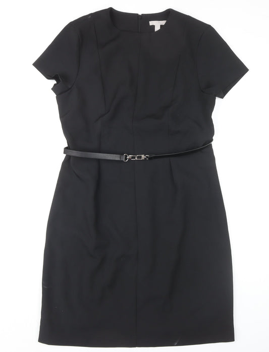 Marks and Spencer Black Pencil Dress Size 12 for Women