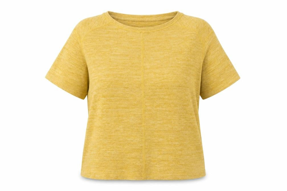 Marks & Spencer Women's Yellow T-Shirt Size 12