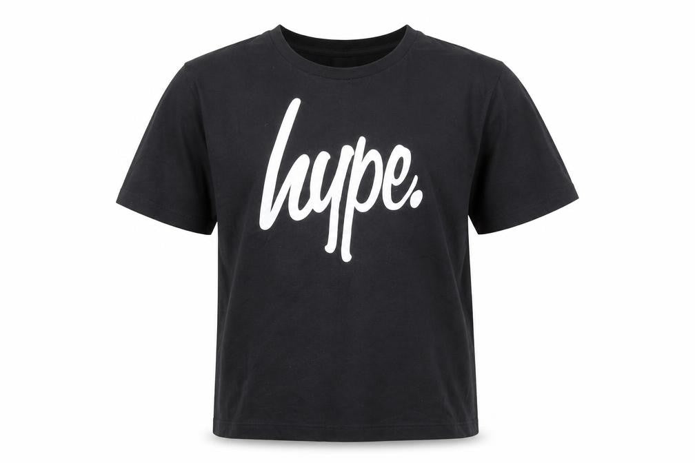Hype Black Girls Logo T-Shirt 16 Years Basic Trendy Style