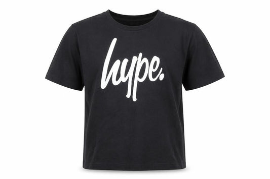 Hype Black Girls Logo T-Shirt 16 Years Basic Trendy Style