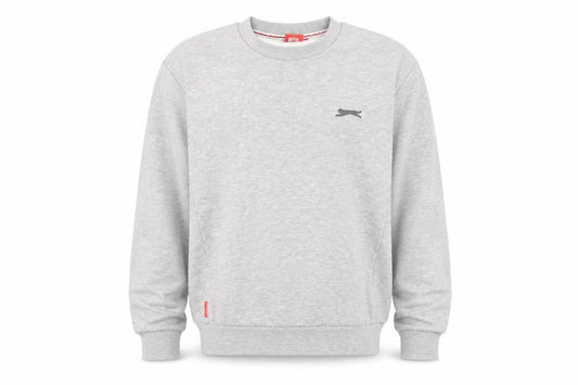 Slazenger Men's Grey Crew Neck Small Sweatshirt