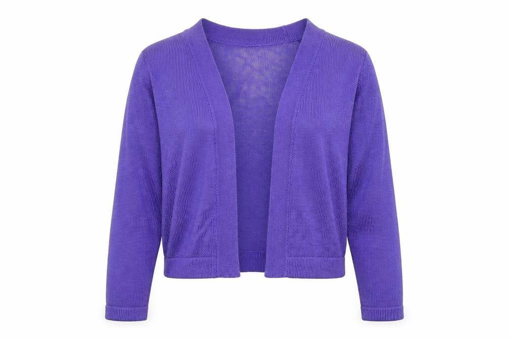 Planet Women’s Purple Open Front Cardigan Size S Lightweight