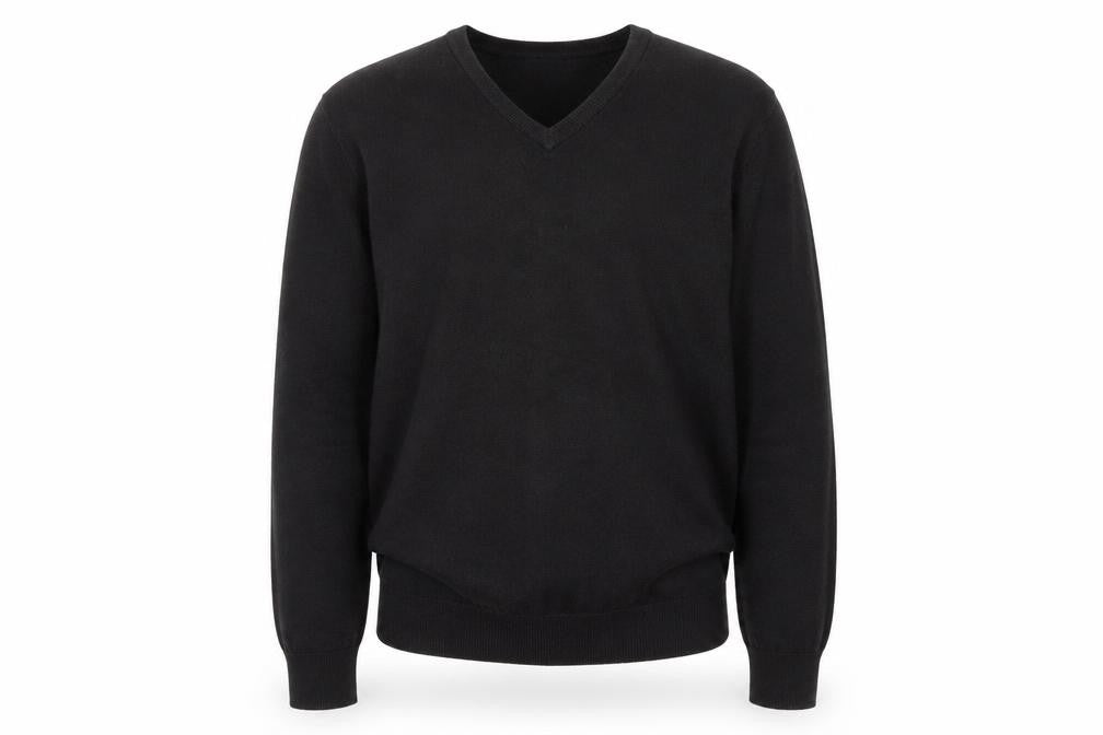 Greenwoods Escape Men's Black V-Neck Pullover M