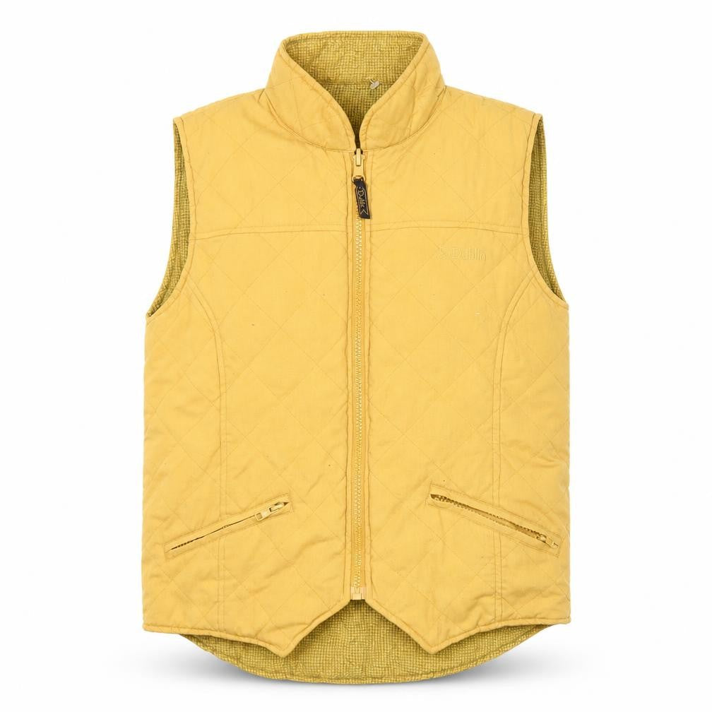 Dublin Men's Beige Quilted Waistcoat S Regular Fit