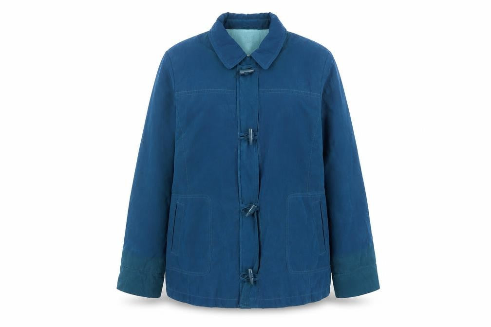 EWM Women's Blue Toggle Jacket, Size 20, Mid-Length Casual