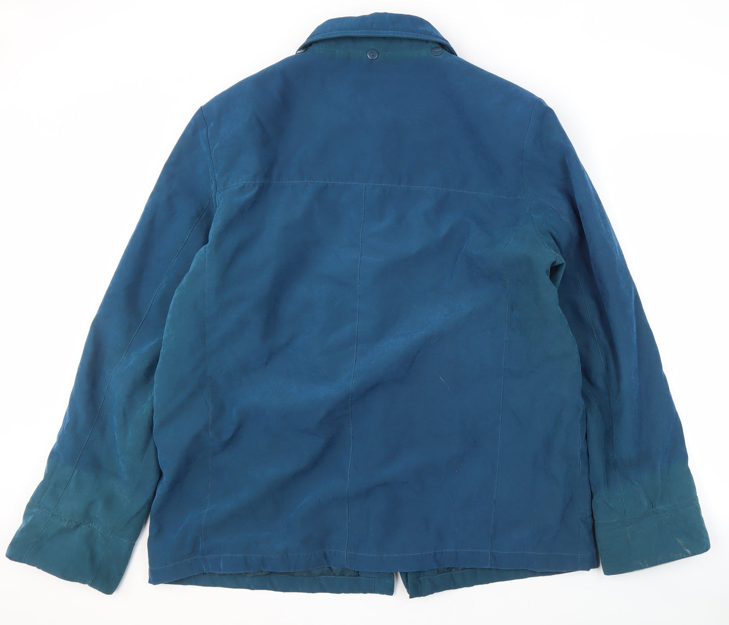 EWM Women's Blue Toggle Jacket, Size 20, Mid-Length Casual