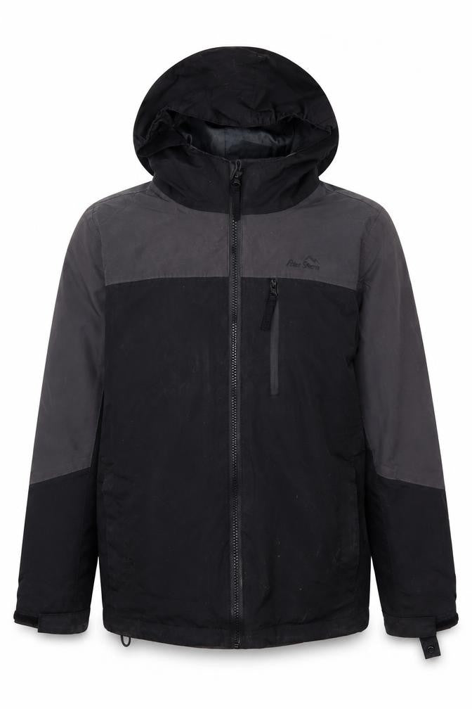 Peter Storm Boys Black Parka Jacket, Size 11-12, Hooded