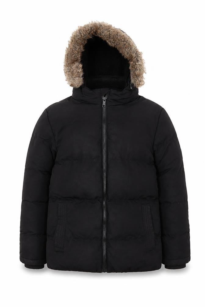 SoulCal & Co Boys Black Puffer Jacket 13 Years Hooded