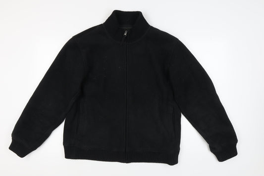 Dunnes Men's Black Fleece Jacket - Large, Casual Wear