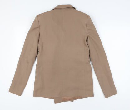 PRETTYLITTLETHING Women's Brown Blazer Size 8