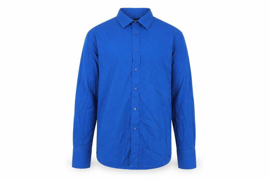 Dehavilland Men's Blue Formal Dress Shirt Size 43 - Elegant & Modern