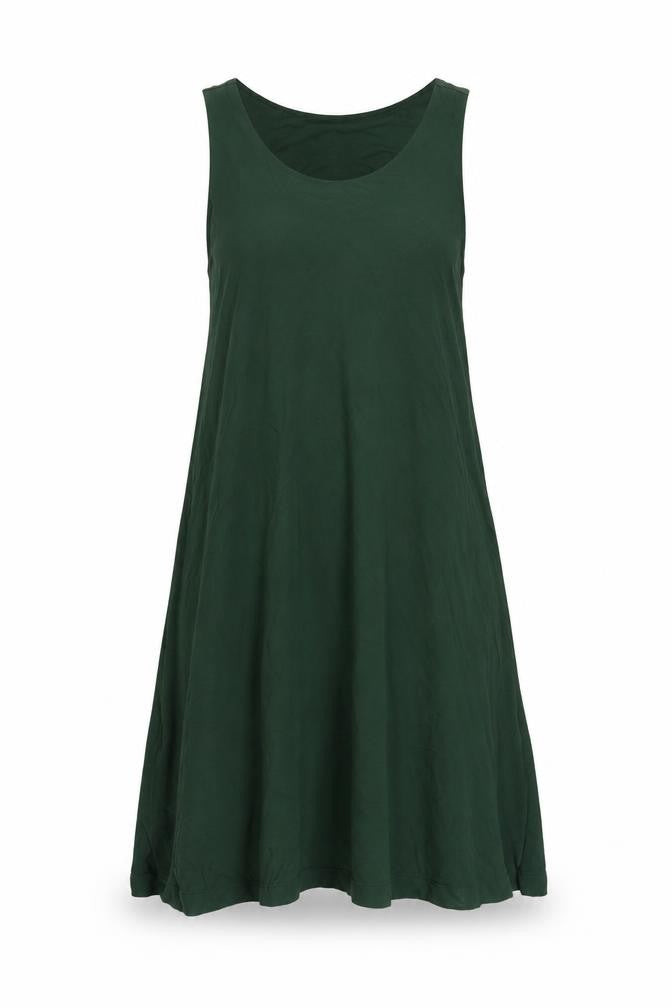 H&M Women's Green Tank Dress Sleeveless Size S