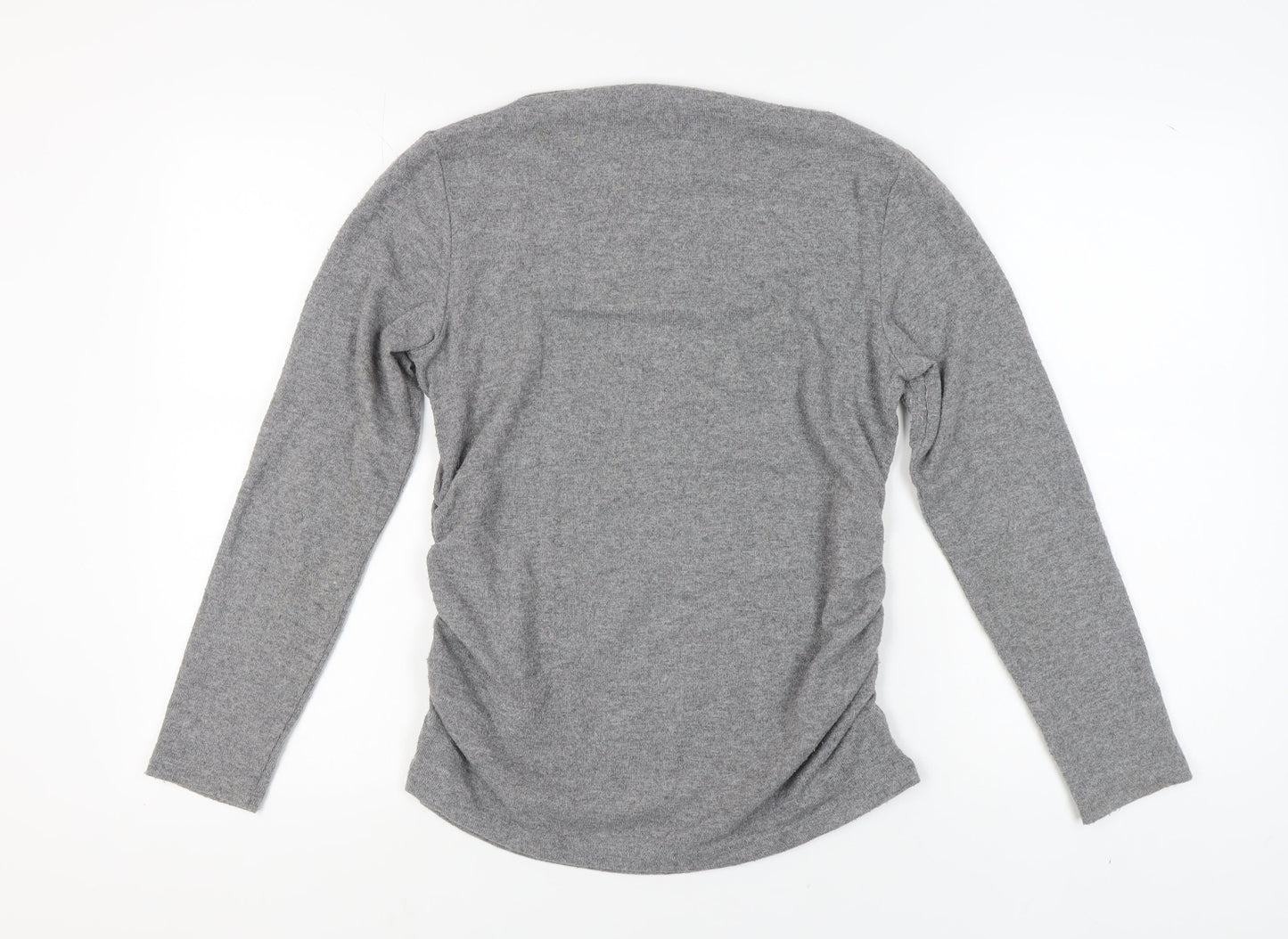 C&A Women's Grey Knit Jumper Size L