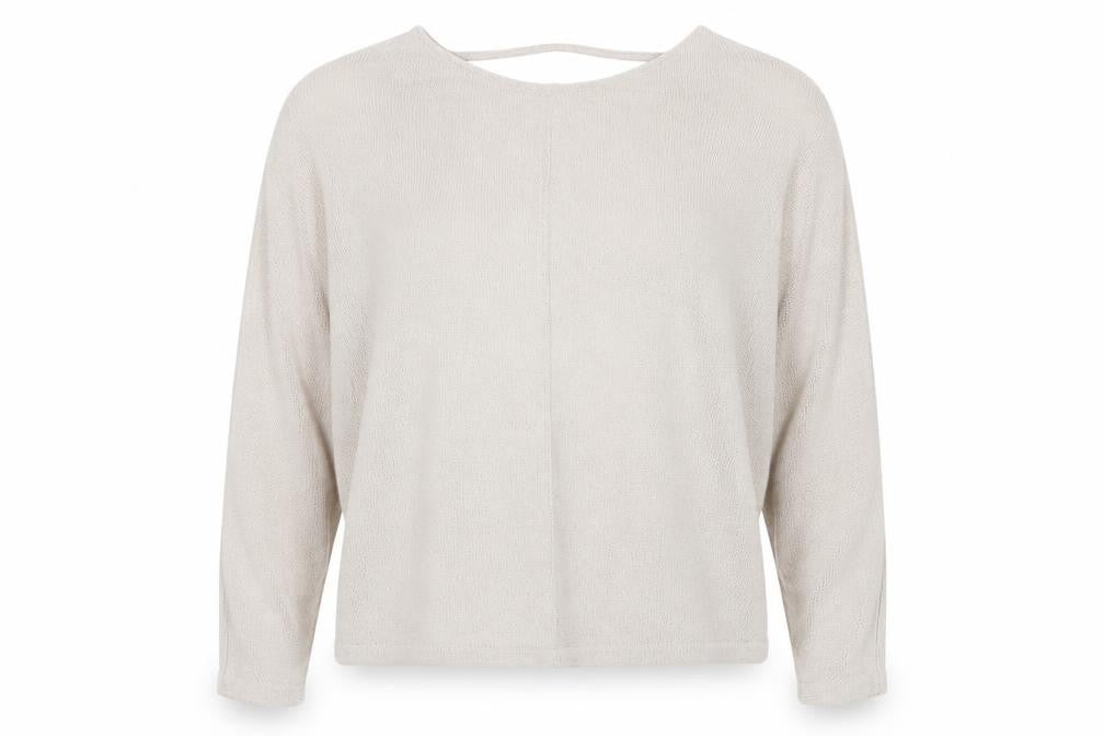 H&M Beige V-Neck Women’s Pullover Jumper M