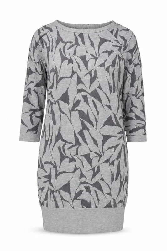 Marks & Spencer Women Grey 3/4 Sleeve Knit Dress