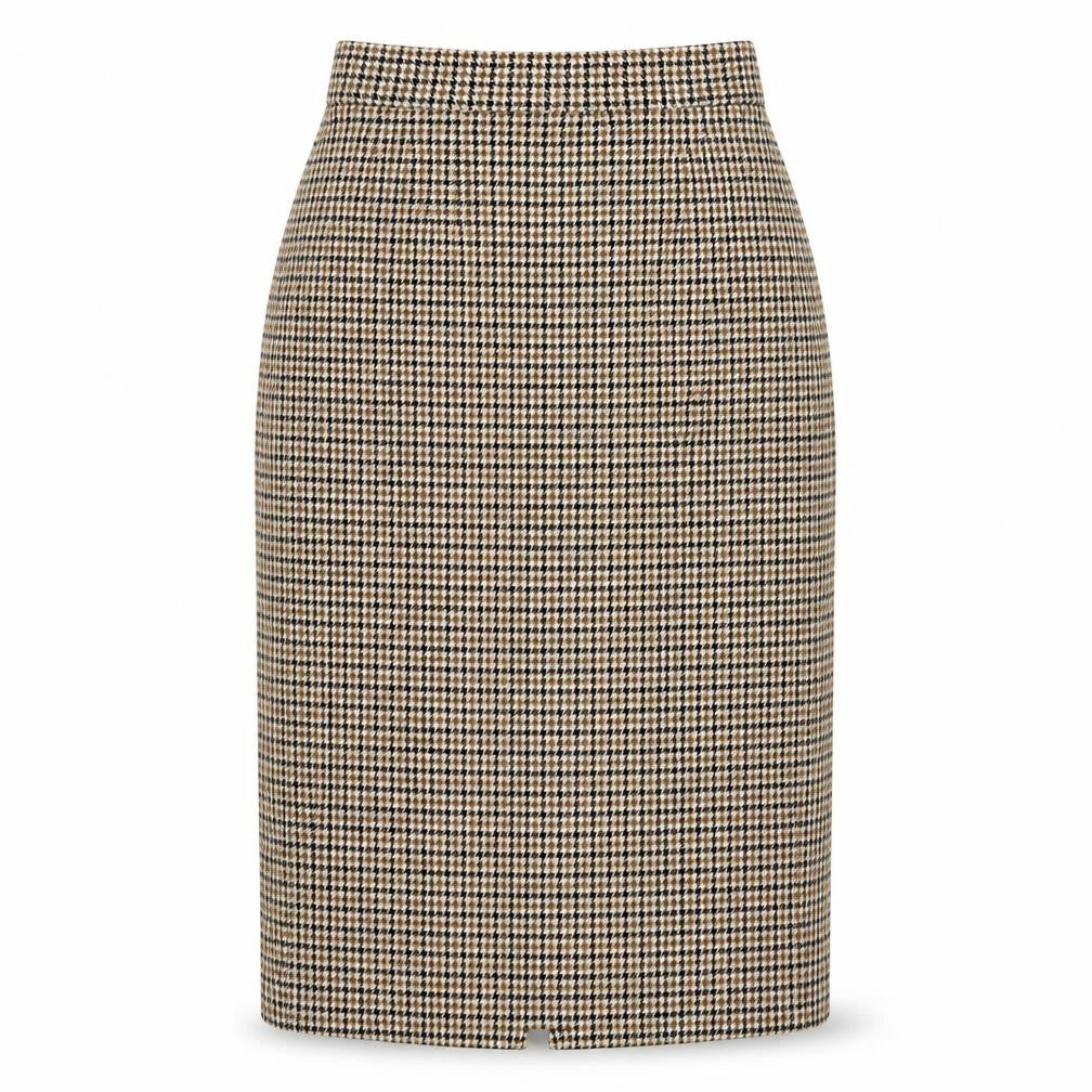 Giorgio Women's Herringbone Wool Pencil Skirt Size 10