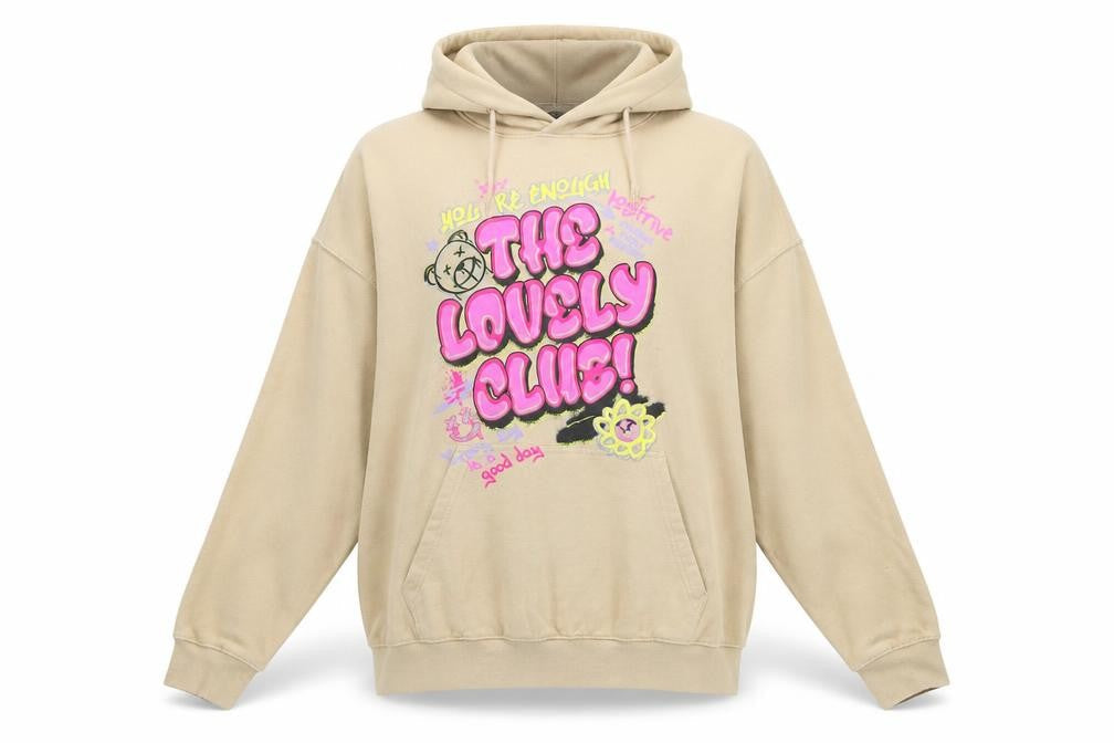 Stylewise Women's Beige Pullover Hoodie, Large