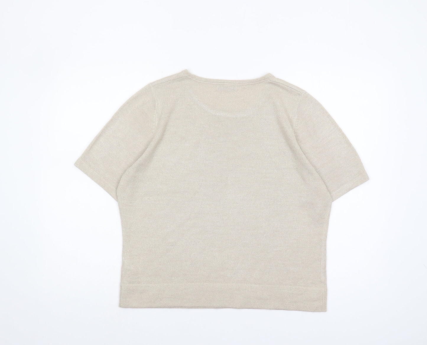 Marks and Spencer Beige Women's Pullover Jumper Size 14