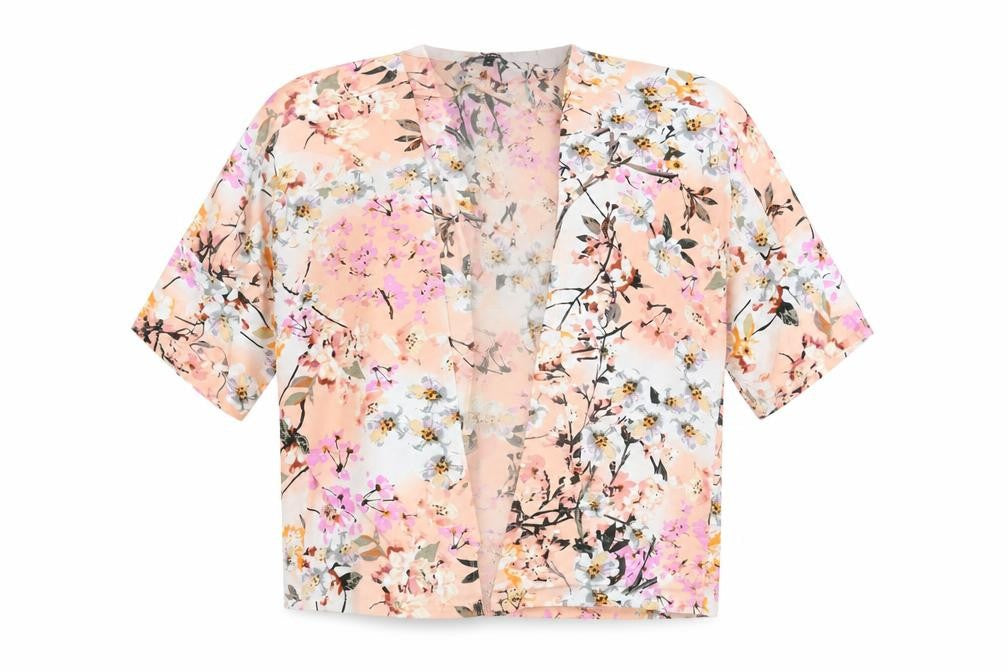 Warehouse Women's Multicoloured Kimono M Floral Top