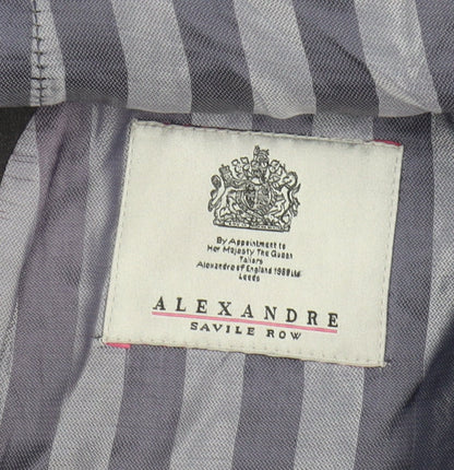 Brand and care label for Alexandre Savile Row Men's Grey Suit Jacket 40 Regular