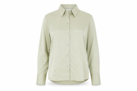 H&M Women's Green Button-Up Shirt Size 12