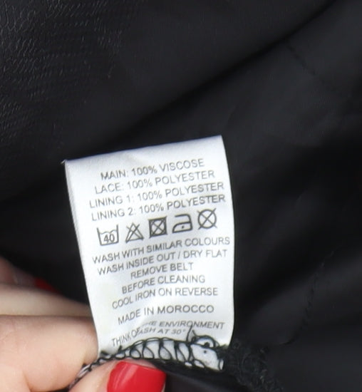 ASOS Maternity Black A-Line Dress Size 10 Women