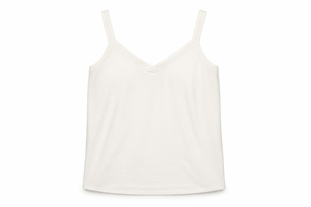 M&Co Women's Ivory Camisole Tank Top Size 12