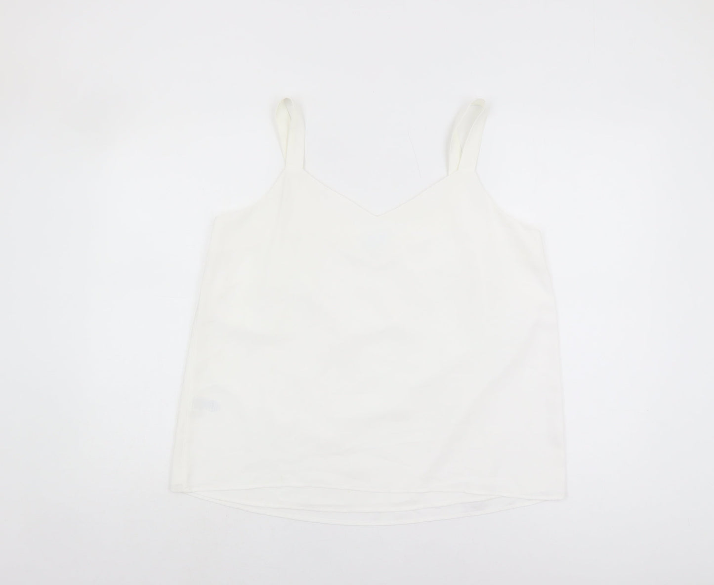 M&Co Women's Ivory Camisole Tank Top Size 12