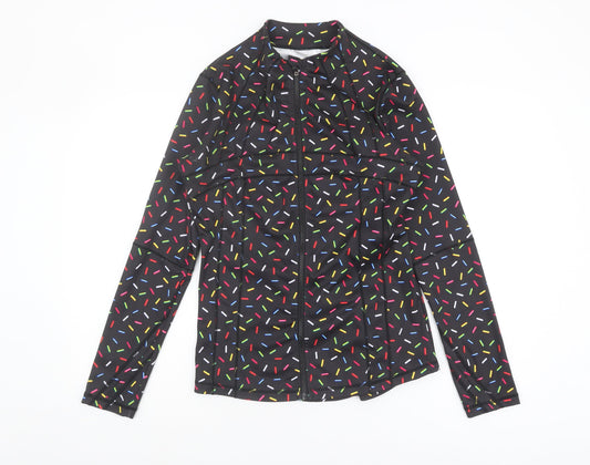 Lucy Locket Loves Women's Black Sprinkle Print Jacket
