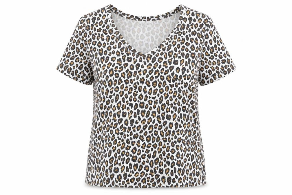 Lefties Women's Multicolour Animal Print T-Shirt L