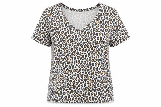 Lefties Women's Multicolour Animal Print T-Shirt L