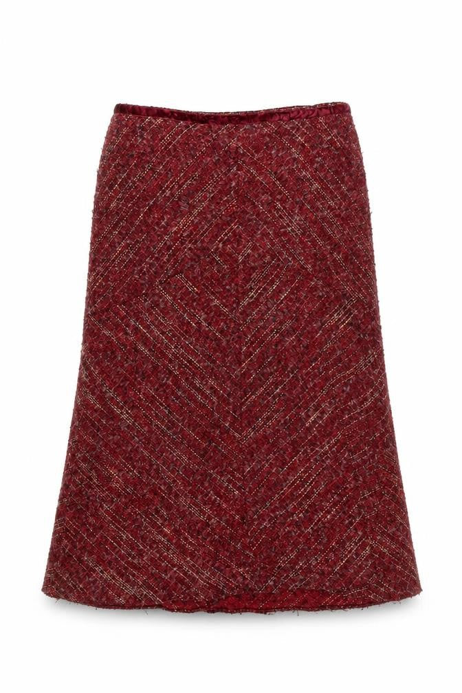 Marks & Spencer Women's Red Long Skirt Size 12