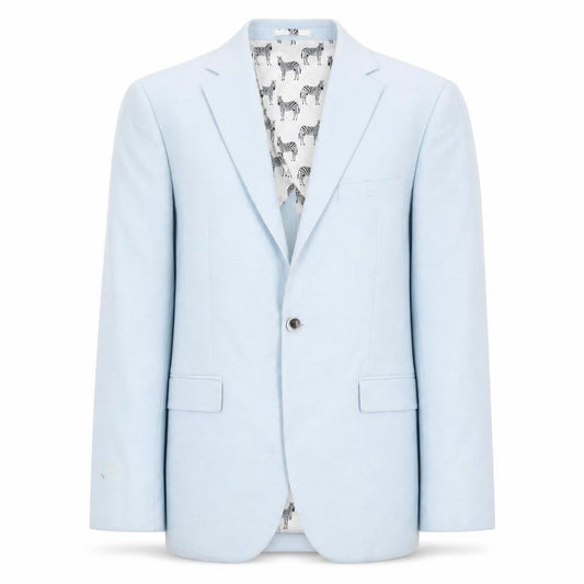 Moss London Mens Blue Slim Fit Blazer 40 Long