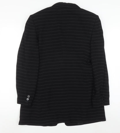 Planet Women's Black Pinstripe Suit Jacket Size 12
